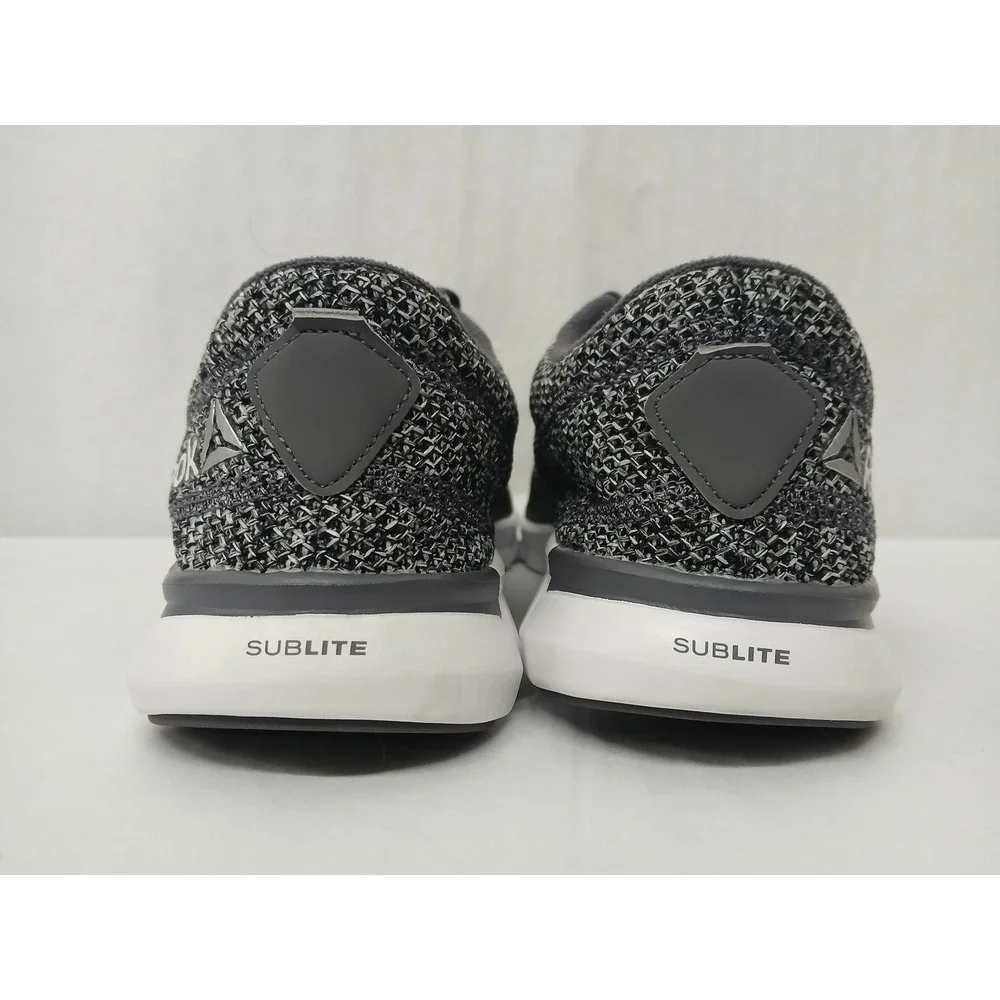 Reebok Mens Sublite Authentic 4.0 Ash Grey White Silver BS7105 Sz‎ 10